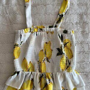 Lemon Print Tank Top